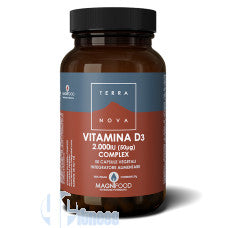 TERRANOVA VITAMINA D3 COMPLEX 50 CPS