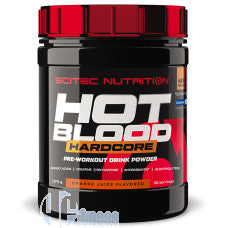 SCITEC HOT BLOOD HARDCORE 375 GR Arancia