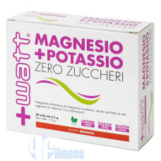 +WATT MAGNESIO + POTASSIO ZERO ZUCCHERI 20 STICK